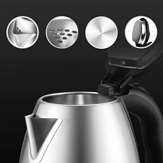 2L Stainless Steel Electric Kettle, Electric Teapot Water Boiler, Samovar Tea Thermos Pot, Anti Over Heat Thermal Mug, Portable Travel Water Boiler, Household Quick Heating Hot Water Boil Kettles, Electric Automatic Cut Off Jug Kettle 2L Stainless Steel Electric Kettle, Electric Teapot Water Boiler, Samovar Tea Thermos Pot, Anti Over Heat Thermal Mug, Portable Travel Water Boiler, Household Quick Heating Hot Water Boil Kettles, Electric Automatic Cut Off Jug Kettle